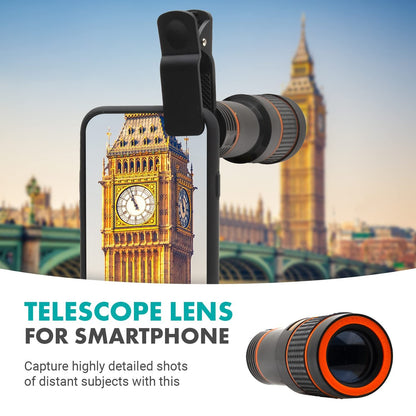 8x Long Focus Mobile Phone Lens 8x Mobile Phone Telescope Hd Camera Lens External Zoom Special Effect Lens